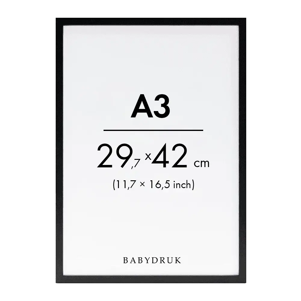 Black frame a3 Black frame a3