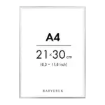 Silber Metallic Rahmen (21x30cm)